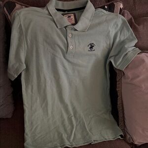 Polo by Ralph Lauren Men's Light Green Polo Shirt